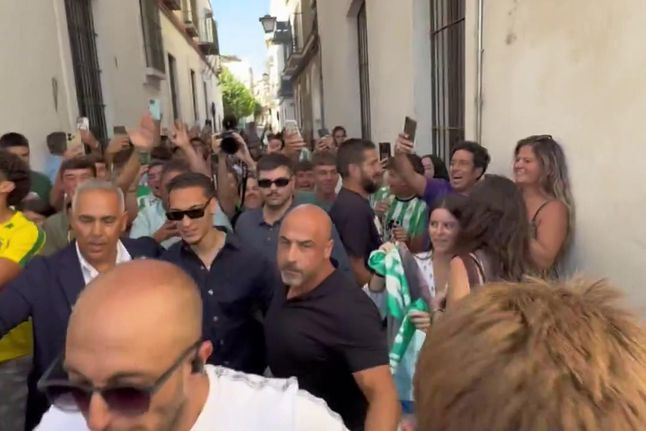 Antony, ou 'Antonio de Triana', deixa os adeptos do Betis loucos