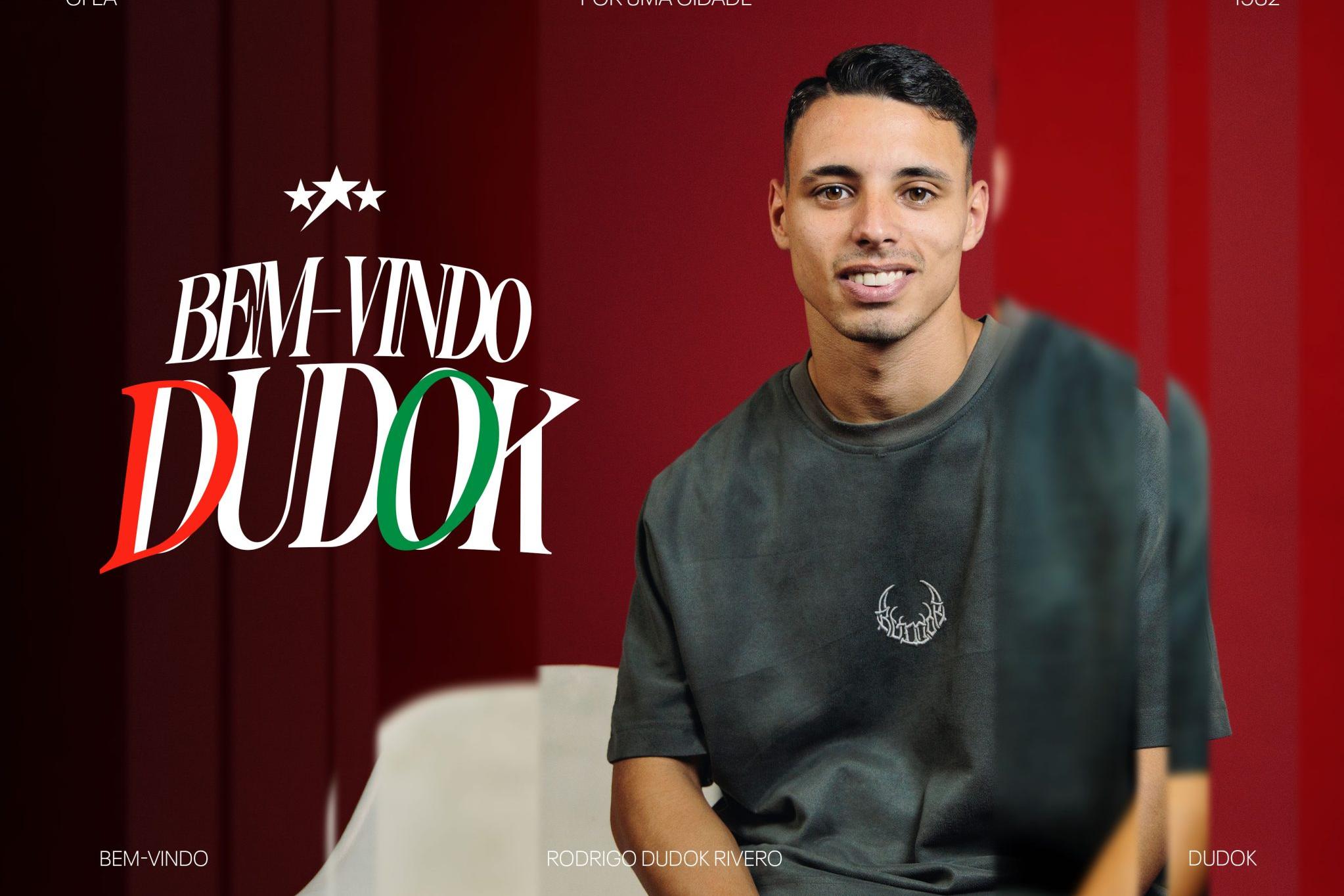 Rodrigo Dudok é jogador dos tricolores - Foto: Estrela da Amadora