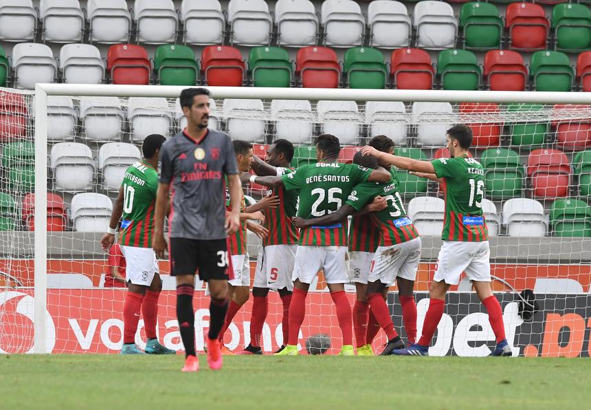 A festa do Marítimo contra o Benfica - Foto: A BOLA