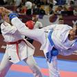 Karateca Ana Rita Oliveira  campeã +68 kg de kumite em Taranto 2026 (foto COP)