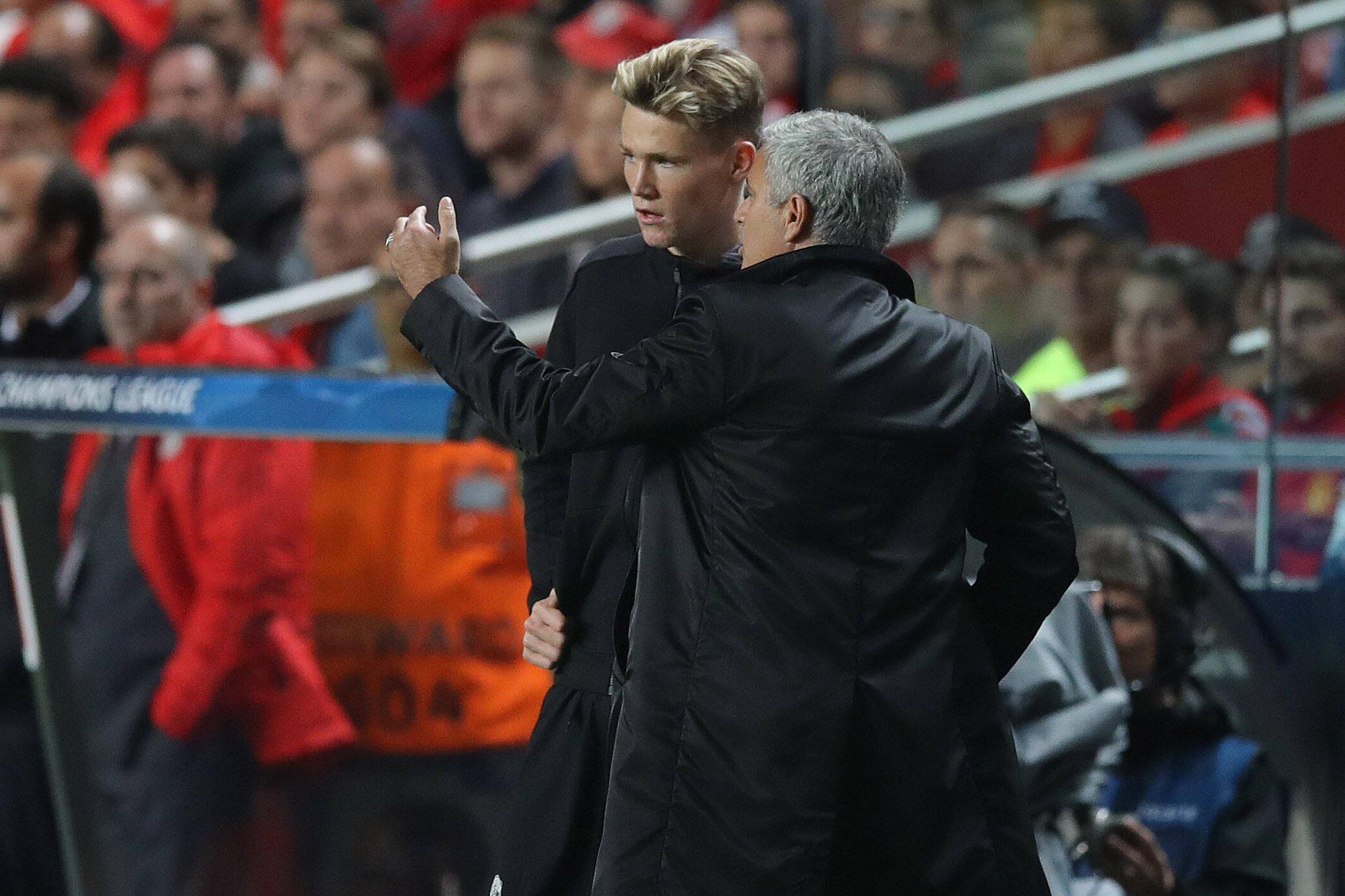 McTominay e  Mourinho em 2017 - foto: Imago