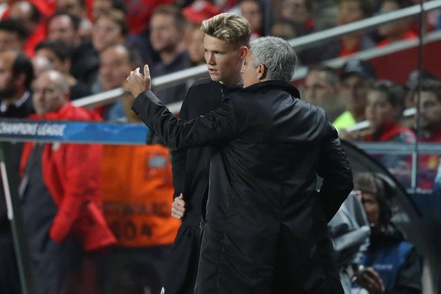 McTominay e  Mourinho em 2017 - foto: Imago