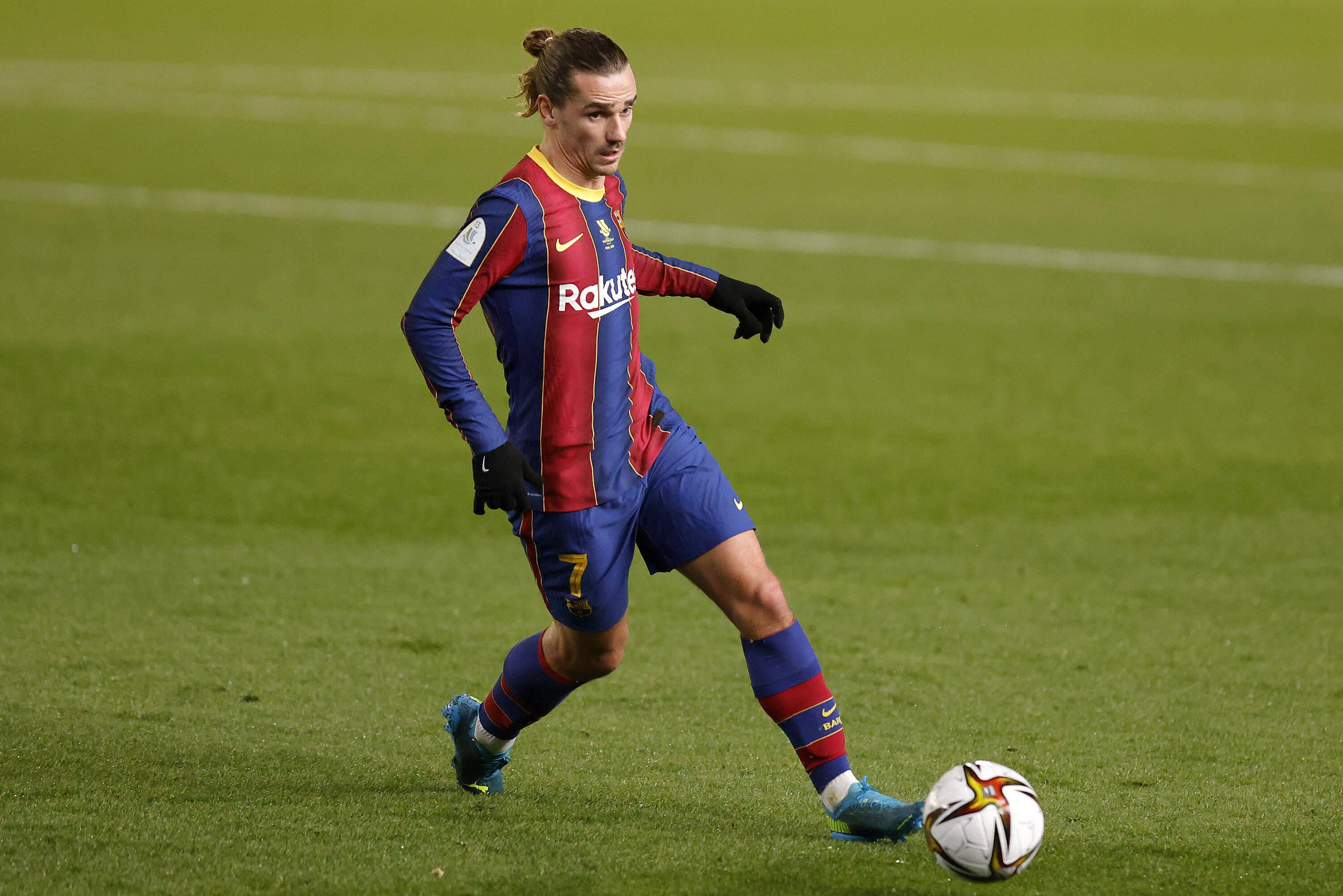 Antoine Griezmann - Em 2019 saiu do Atlético Madrid para o Barcelona, com 28 anos - 102 jogos e 35 golos - média de 0.34 golos/jogo - Foto: IMAGO