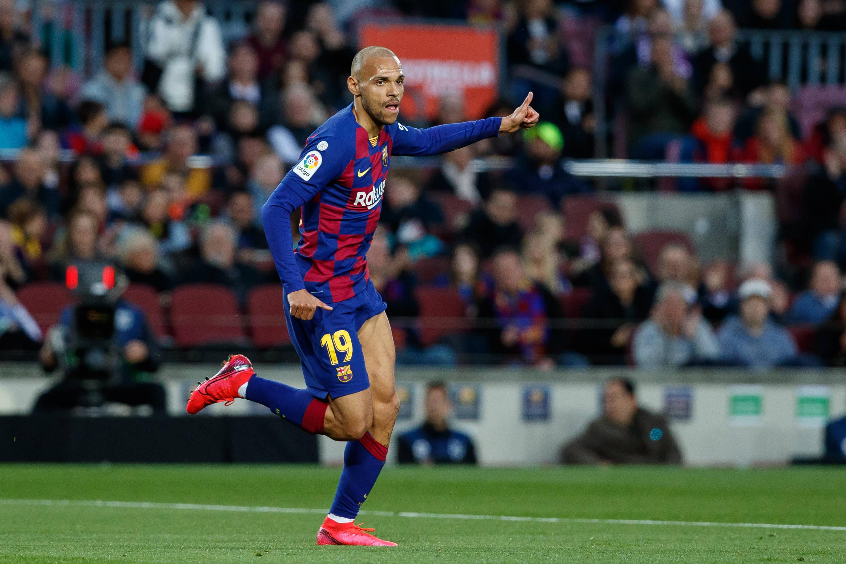 Martin Braithwaite - Em 2020, com 28 anos, saiu do Leganés para o Barcelona - 58 jogos e 10 golos - média de 0.17 golos/jogo - Foto: IMAGO