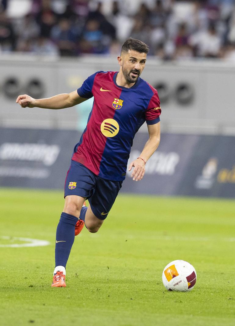 David Villa - Em 2010, com 28 anos, trocou o Valência pelo Barcelona - 119 jogos e 48 golos - média de 0.4 golos/jogo - Foto: IMAGO