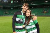 Daniel Bragança ao lado da irmã Rita no festejo do bicampeonato do Sporting - Foto: @