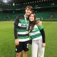 Daniel Bragança ao lado da irmã Rita no festejo do bicampeonato do Sporting - Foto: @