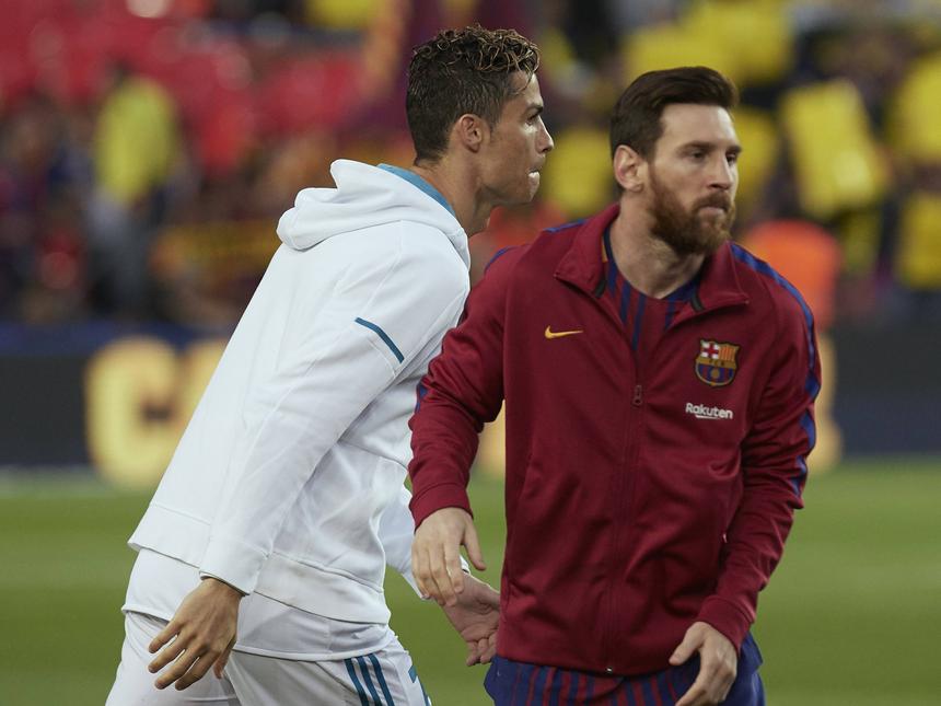 Messi e Ronaldo disputaram o prémio de Melhor do Mundo por vários anos