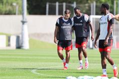 Da proximidade a Lukebakio à interação com Prestianni: reforço do Benfica já trabalha