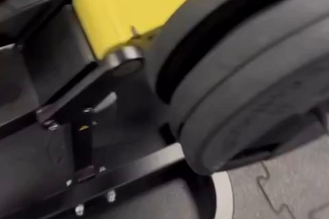 Imagens de João Victor a treinar sozinho