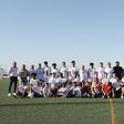 Dar carinho aos refugiados através do futebol