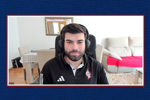 A BOLA desafiou o campeão mundial de futebol virtual