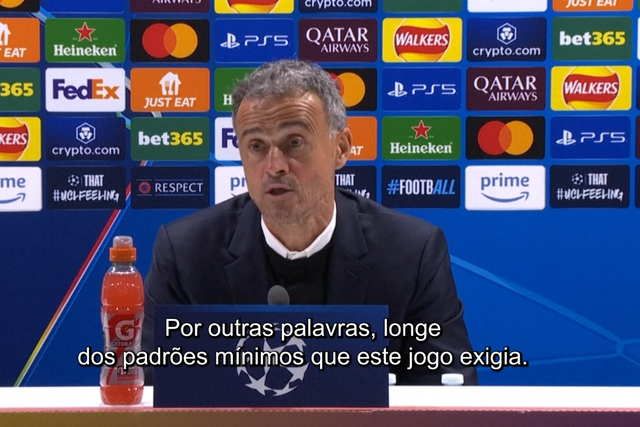 Luis Enrique: «Dirijo a equipa há um ano e dois meses, não sei em que ponto estamos»