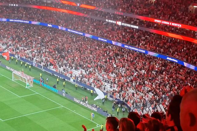 Ovação da Luz para a goleada do Benfica ao At. Madrid