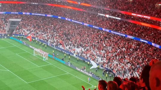 Ovação da Luz para a goleada do Benfica ao At. Madrid