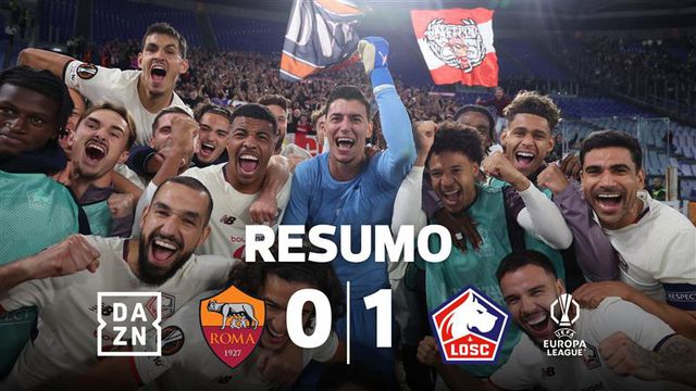 Roma surpreendida em casa pelo Lille devido a ineficácia nos penáltis