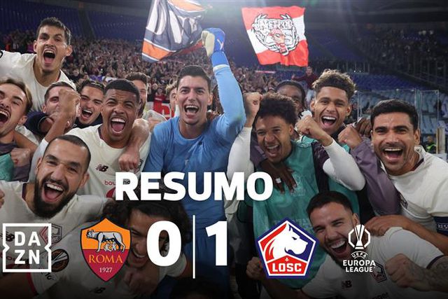 Roma surpreendida em casa pelo Lille devido a ineficácia nos penáltis