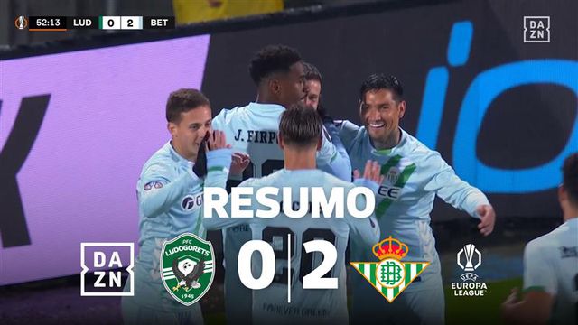 Betis consegue a primeira vitória na Europa às custas de Rui Mota