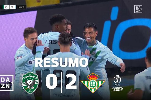 Betis consegue a primeira vitória na Europa às custas de Rui Mota