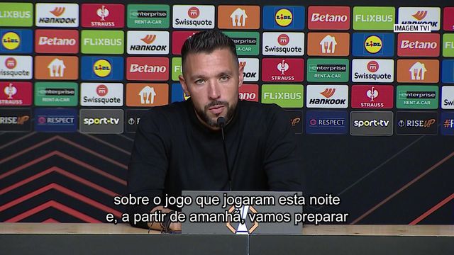 Farioli já tem os olhos postos no clássico com o Benfica
