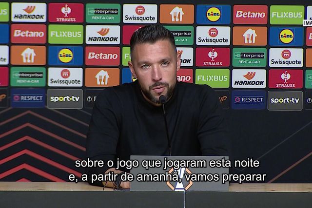 Farioli já tem os olhos postos no clássico com o Benfica