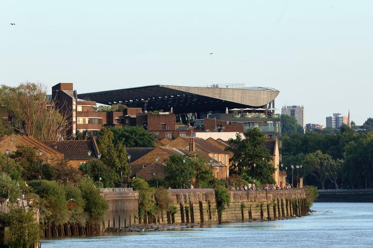 Bancada Riverside do Estádio Craven Cottage, do Fulham