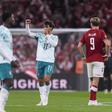 João Félix a festejar o 4-2 de Portugal na Dinamarca