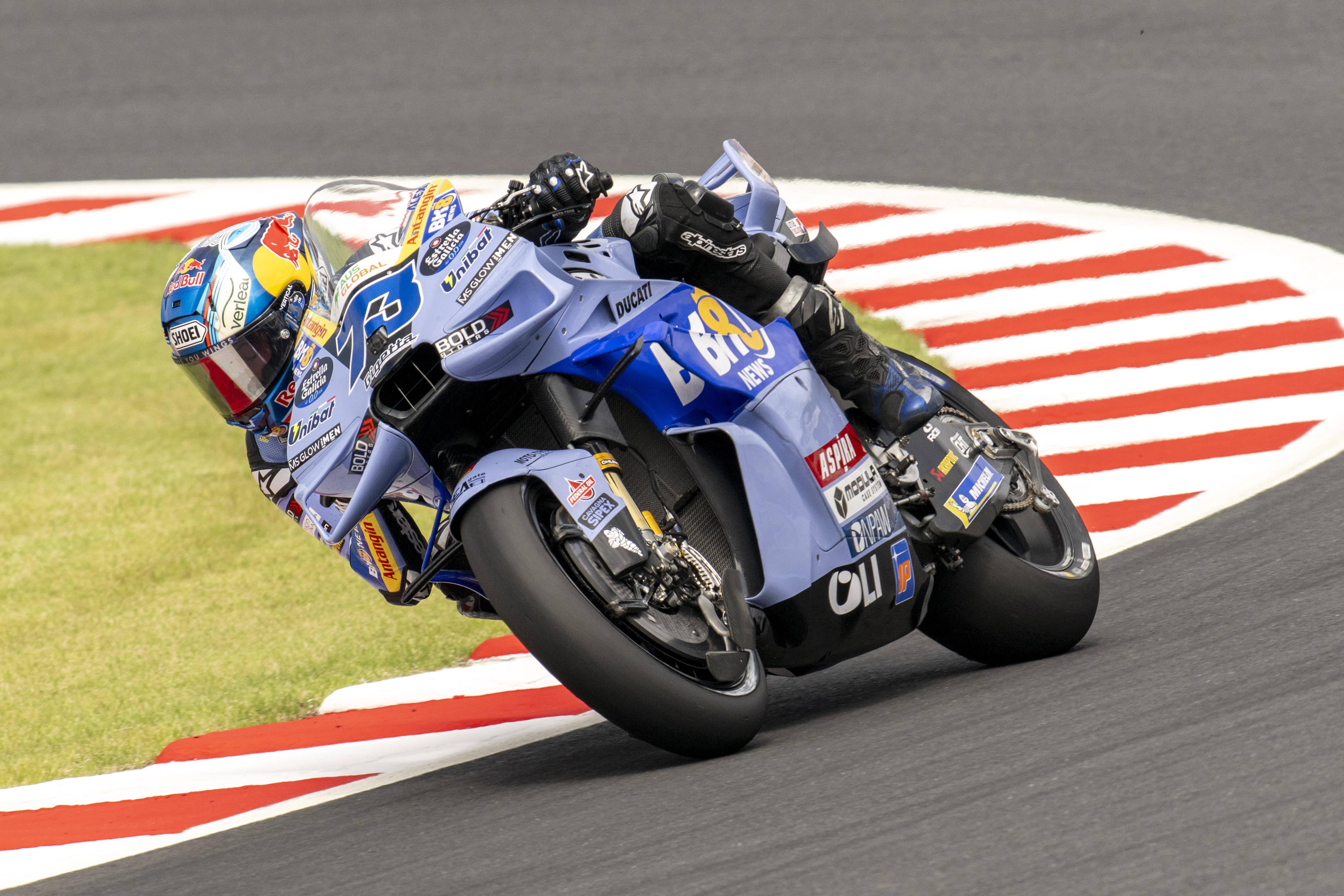 Alex Marquez (Ducati) liderou tabelas de tempos em Montegi