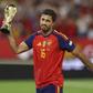 Rodri com o troféu de campeão do Mundo