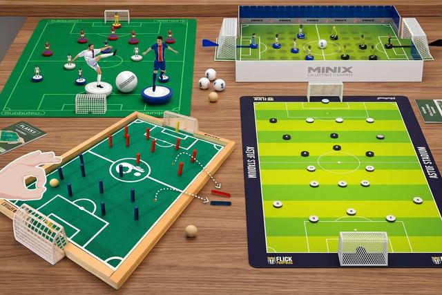 Quatro jogos de mesa de futebol