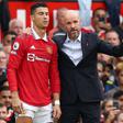 Erik Ten Hag a dar indicações a Cristiano Ronaldo no Manchester United