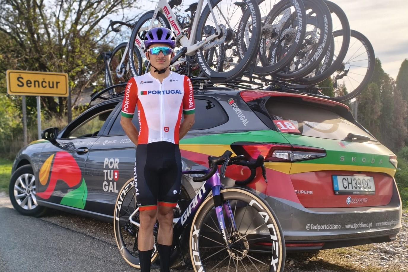Daniel Moreira foi o melhor sub-23 português no Europeus de ciclismo de estrada na Eslovénia