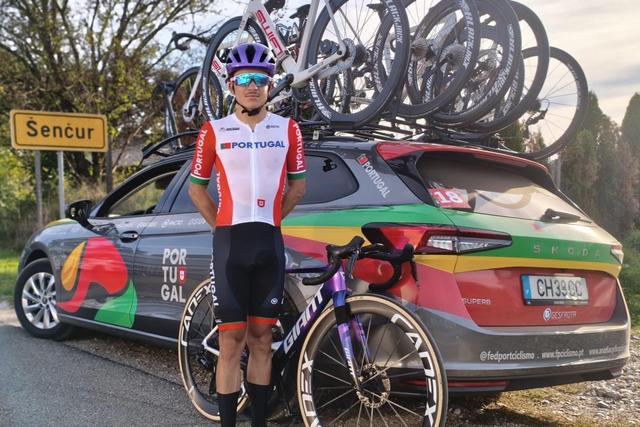 Daniel Moreira foi o melhor sub-23 português no Europeus de ciclismo de estrada na Eslovénia