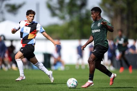 Paulo Cardoso assinou o único golo do jogo de treino com o Atlético - Foto: Sporting CP
