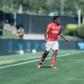 Brenner vLucas apontou o golo do Santa Clara, no jogo de preparação com o Celta de Vigo. -Foto: SANTA CLARA