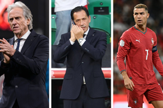 Jorge Jesus, Pedro Proença e Cristiano Ronaldo - fotos: IMAGO
