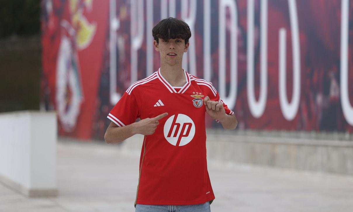 Martim Gomes (16 anos) - Benfica - Cinco tentos, em sete partidas, em 2026/27, depois dos 21 em 2025/26 - Foto: Benfica