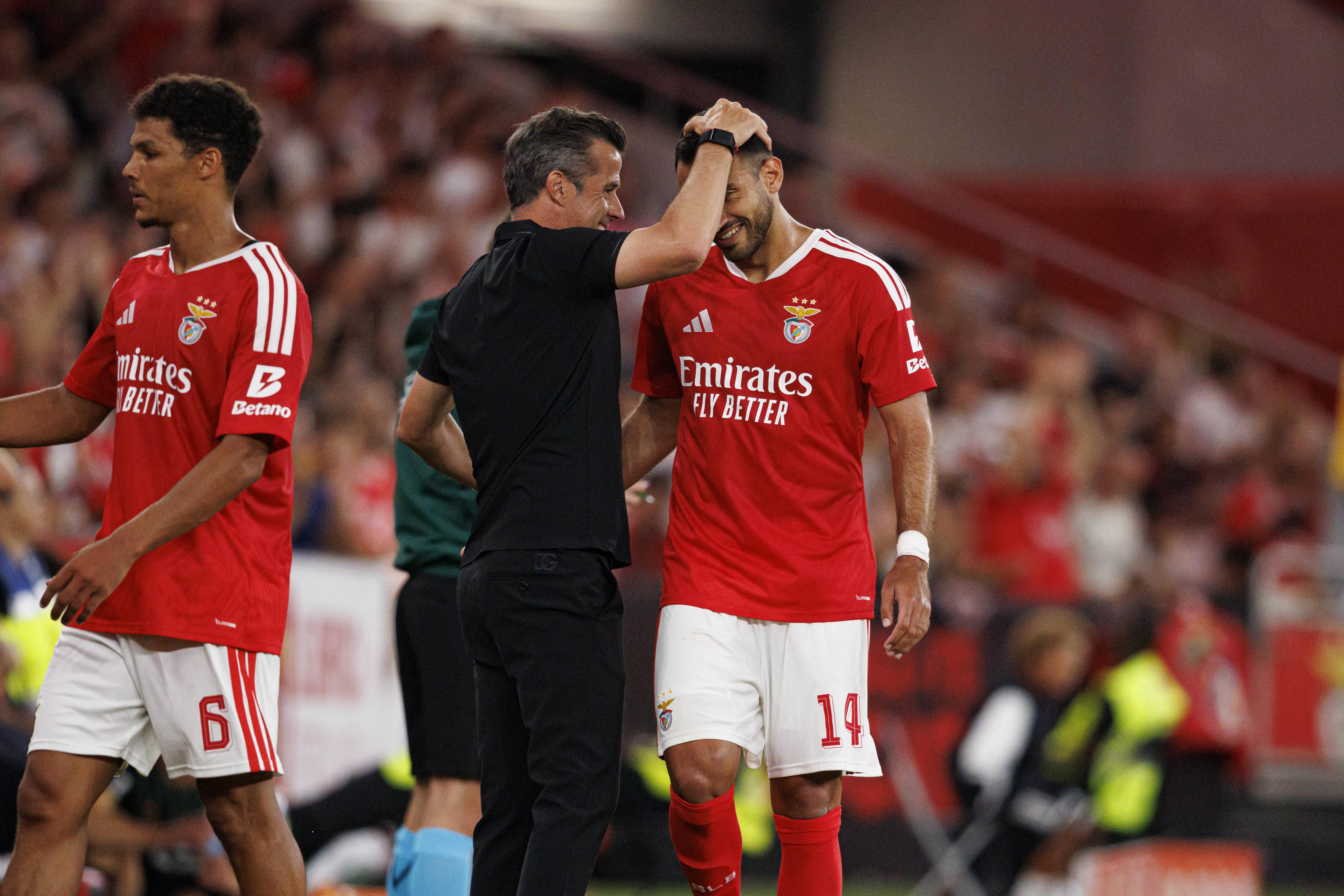 O Benfica joga amanhã, às 18 horas, frente ao Vitória de Guimarães, a contar para a oitava jornada da liga. (foto: Imago)