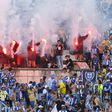 Ultras do FC Porto lançaram petardos junto ao hotel da Roma