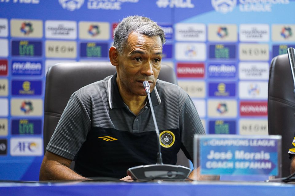 Sepahan, de José Morais, sofre a primeira derrota no Irão