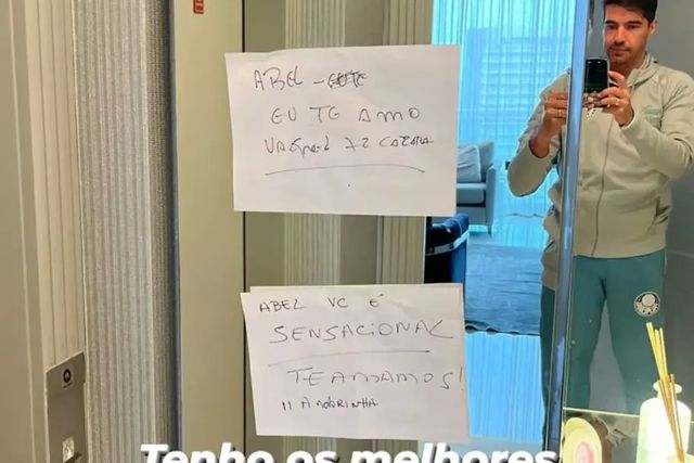 Abel Ferreira tem «os melhores vizinhos do Mundo»