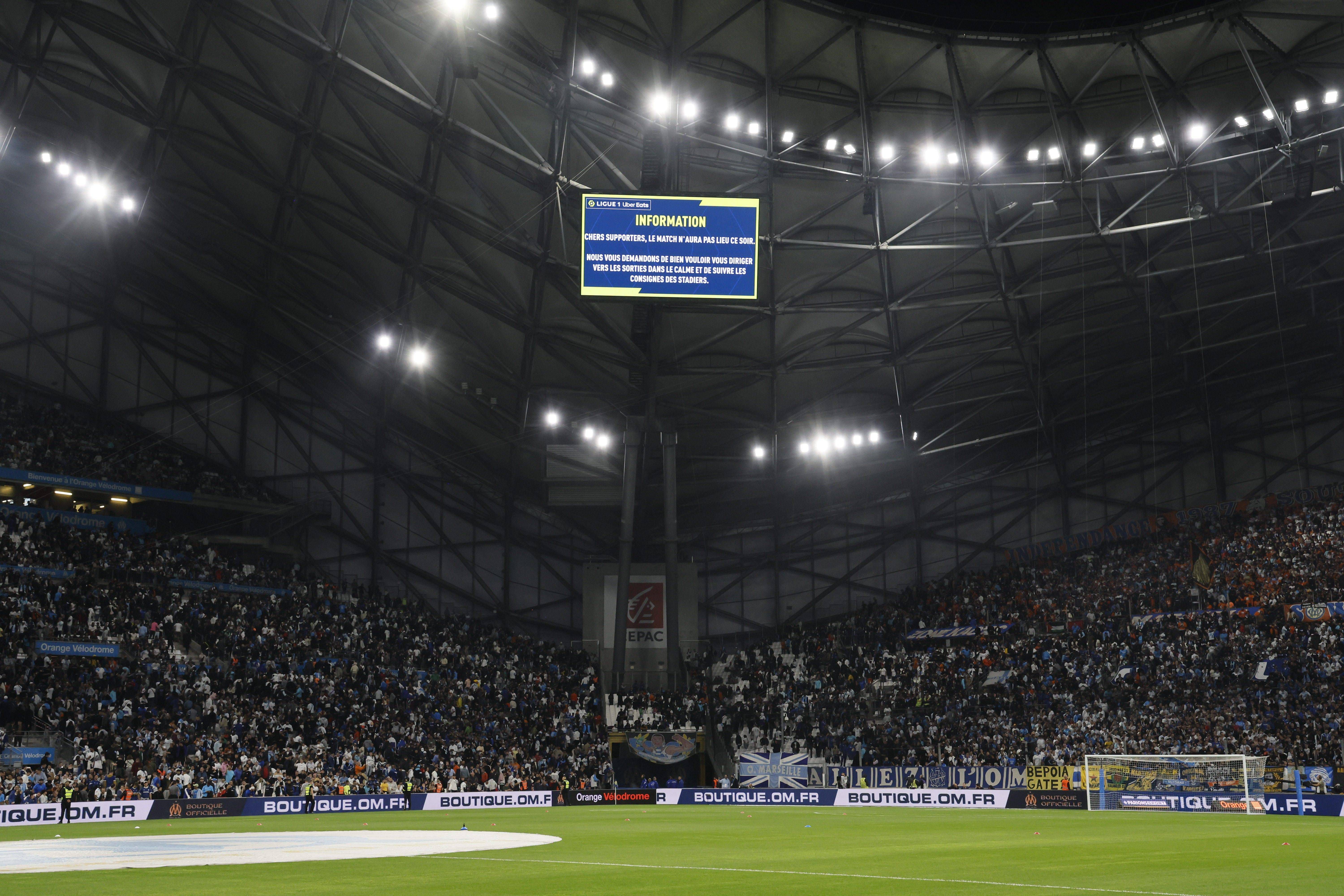 Stade Velodrome Em Marselha, França Fotografia Editorial - Imagem