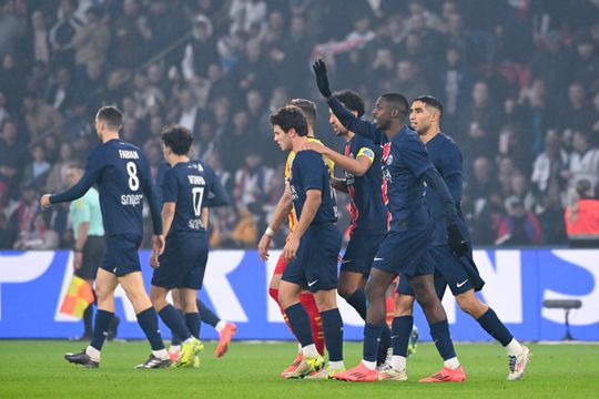 PSG-Lens: Campeão sai em vantagem para o intervalo