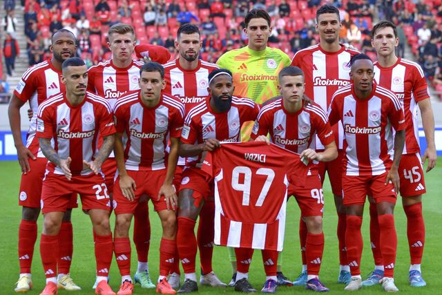 Gelson Martins assiste no regresso às vitórias do Olympiakos