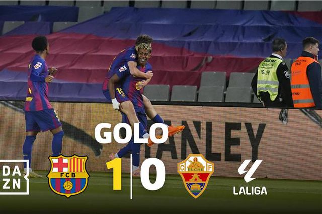 Classe de Yamal no primeiro golo do Barcelona ao Elche