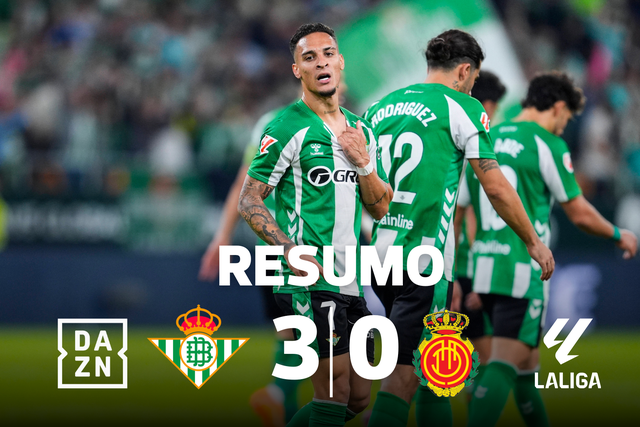 Samba e magia de Antony na vitória do Betis (resumo)
