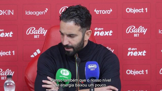 Ruben Amorim e o fim da série de vitórias: «Descontrolámo-nos»