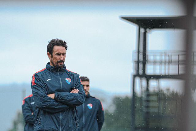 César Peixoto fez a antevisão ao encontro com o Santa Clara. Fotografia: Gil Vicente
