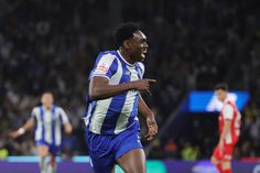 Samu a festejar o primeiro golo do FC Porto - Foto: Kapta+/Eduardo Oliveira