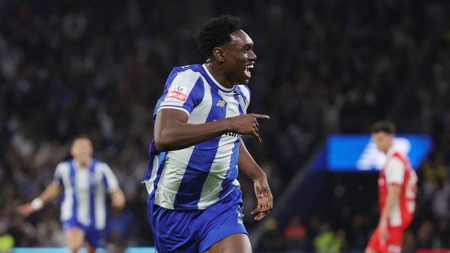 Samu a festejar o primeiro golo do FC Porto - Foto: Kapta+/Eduardo Oliveira